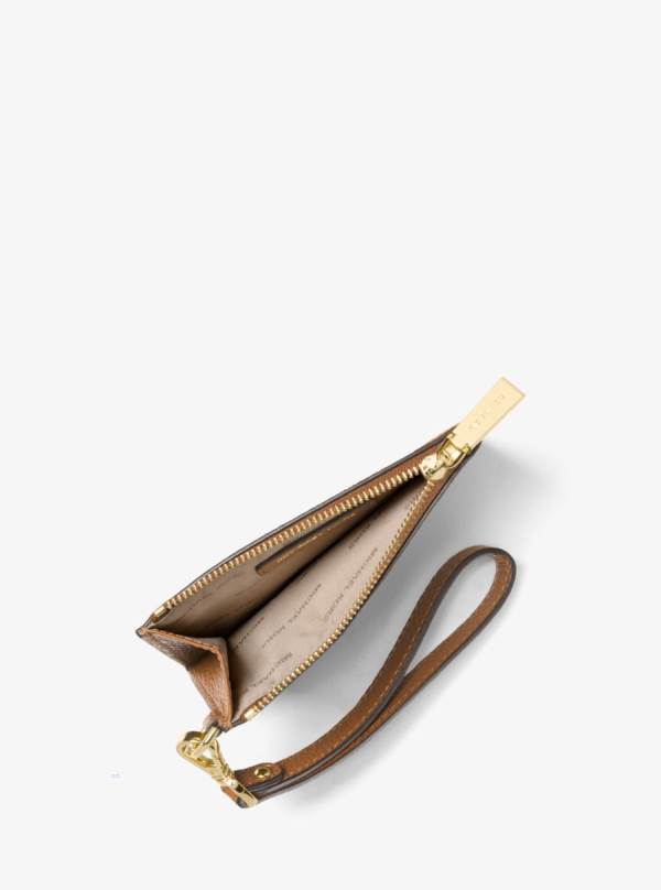 Damske Penazenky Michael Kors Leather Coin Purse Hnede - Doplnky Michael Kors Vypredaj | HUOEB-5307